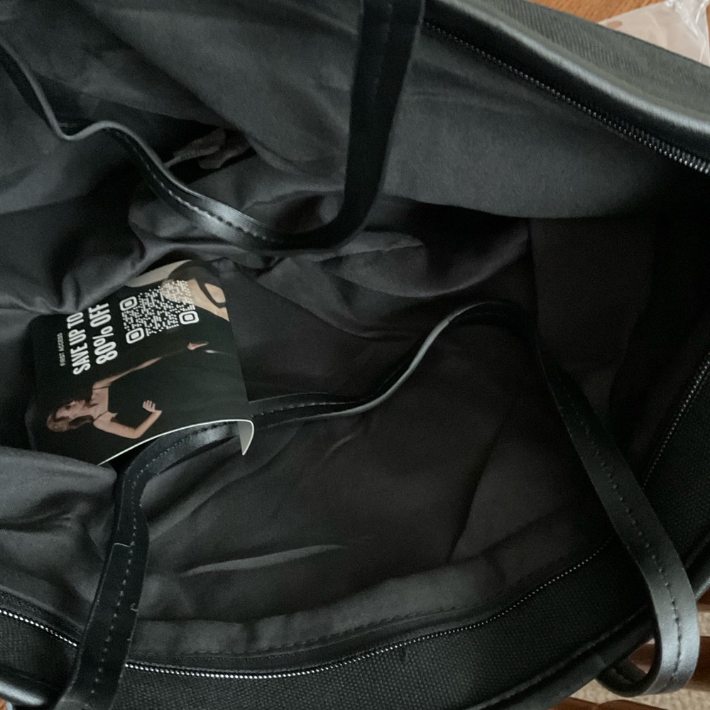 NIB Cleobella Black Canvas Tote - Picture 8 of 10